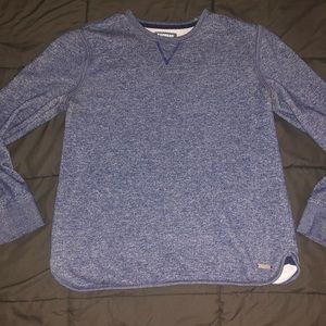 Express blue sweat shirt